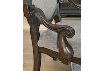 maylee dark brown arm chair   