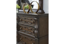 maylee dark brown dresser   