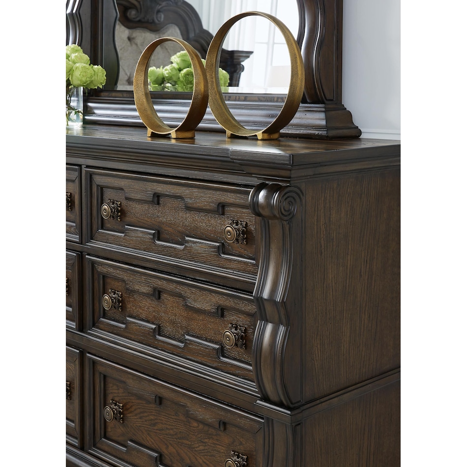 maylee dark brown dresser   