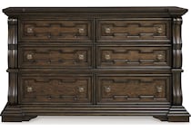 maylee dark brown dresser   