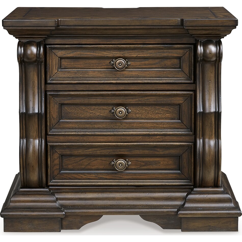 Maylee Nightstand - Dark Brown Maylee Nightstand - Dark Brown