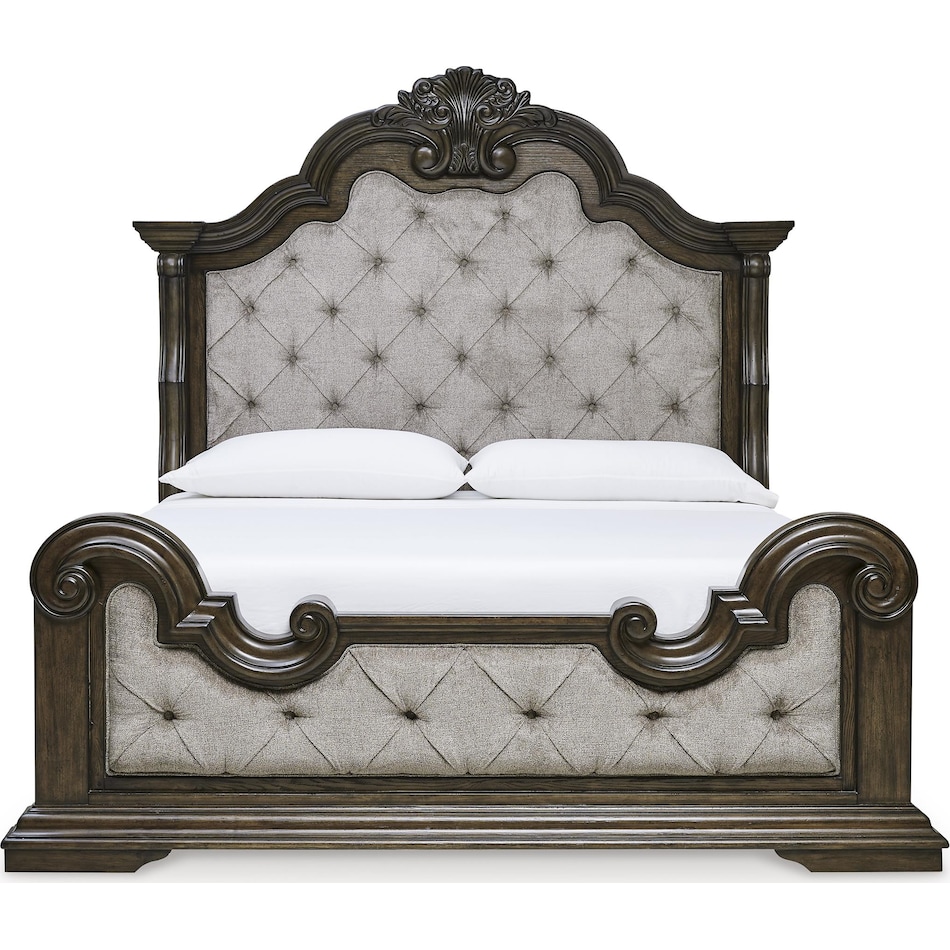 Maylee Panel Bed - Dark Brown Maylee Panel Bed - Dark Brown