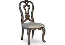 maylee dark brown side chair   