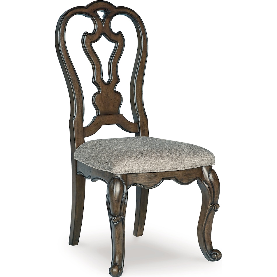 maylee dark brown side chair   