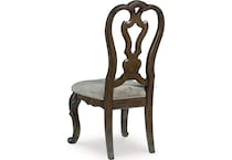 maylee dark brown side chair   