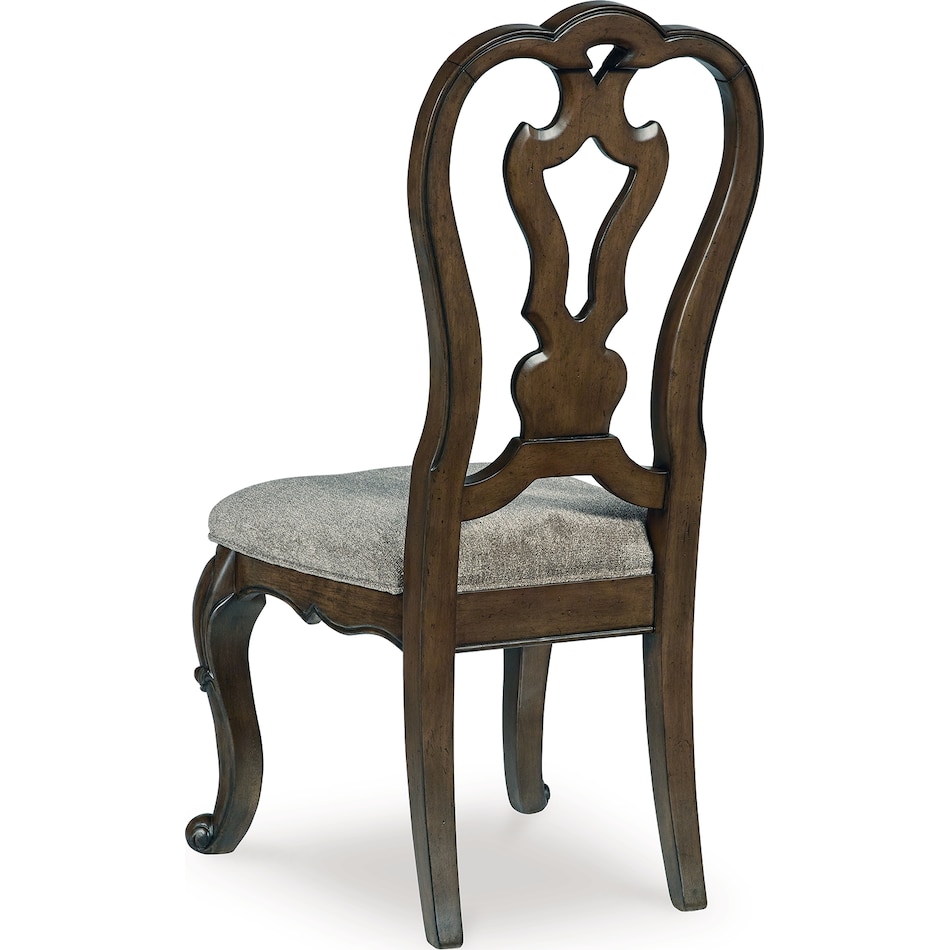 maylee dark brown side chair   