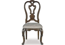 maylee dark brown side chair   