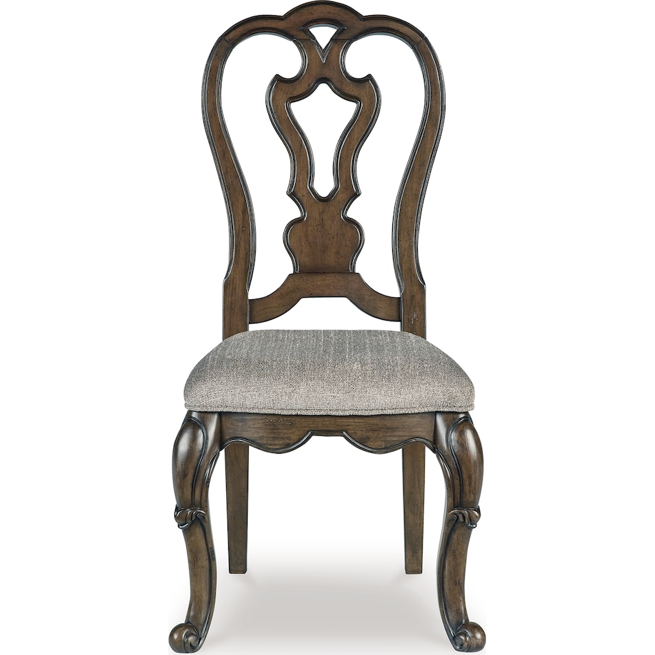 maylee dark brown side chair   