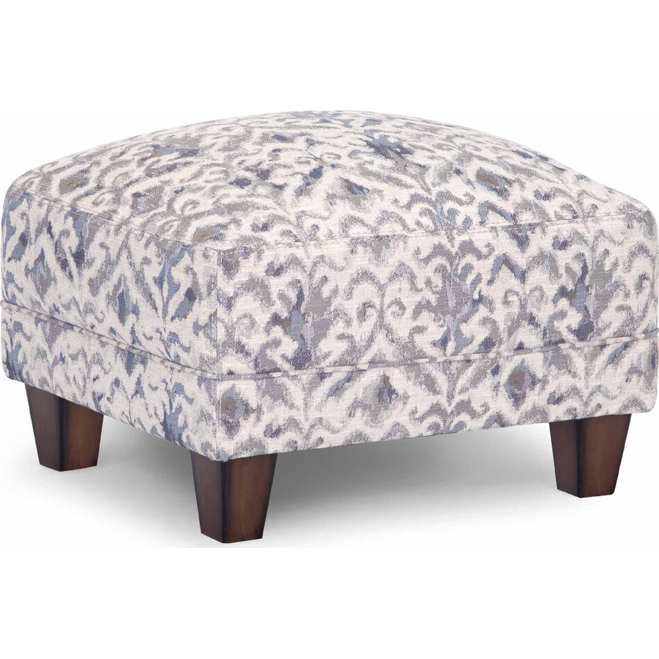 mayme cream ottoman   