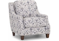 mayme gray accent chair   