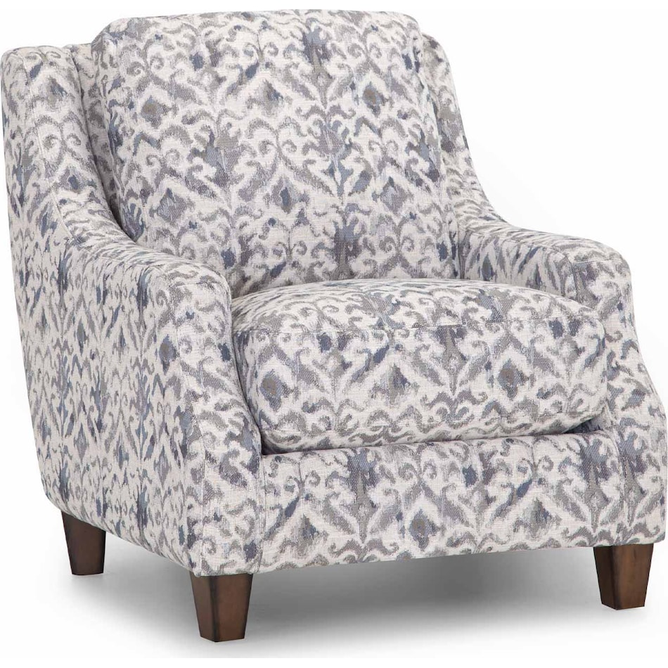 mayme gray accent chair   