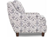 mayme gray accent chair   