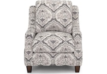 mayme gray accent chair   