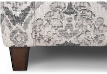 mayme gray accent chair   