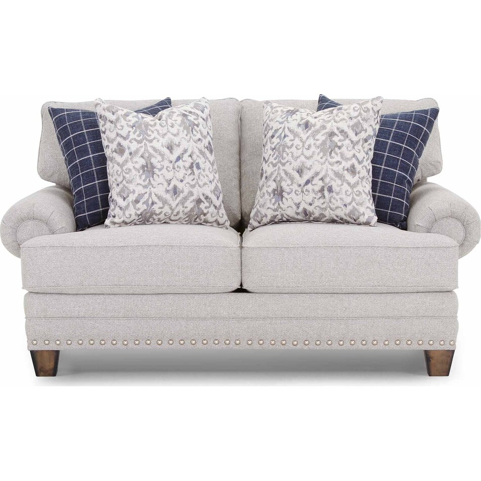mayme gray loveseat   
