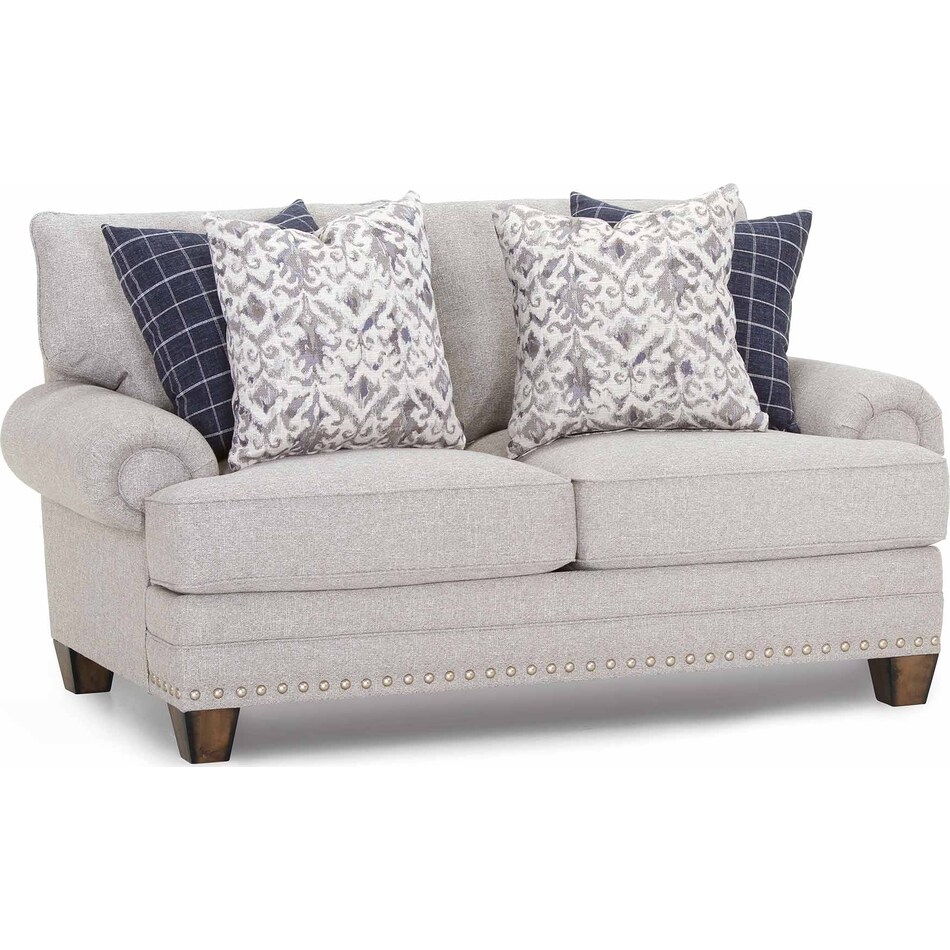mayme gray loveseat   