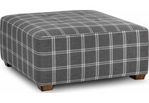 mayme grey cocktail ottoman   