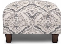 mayme grey ottoman   