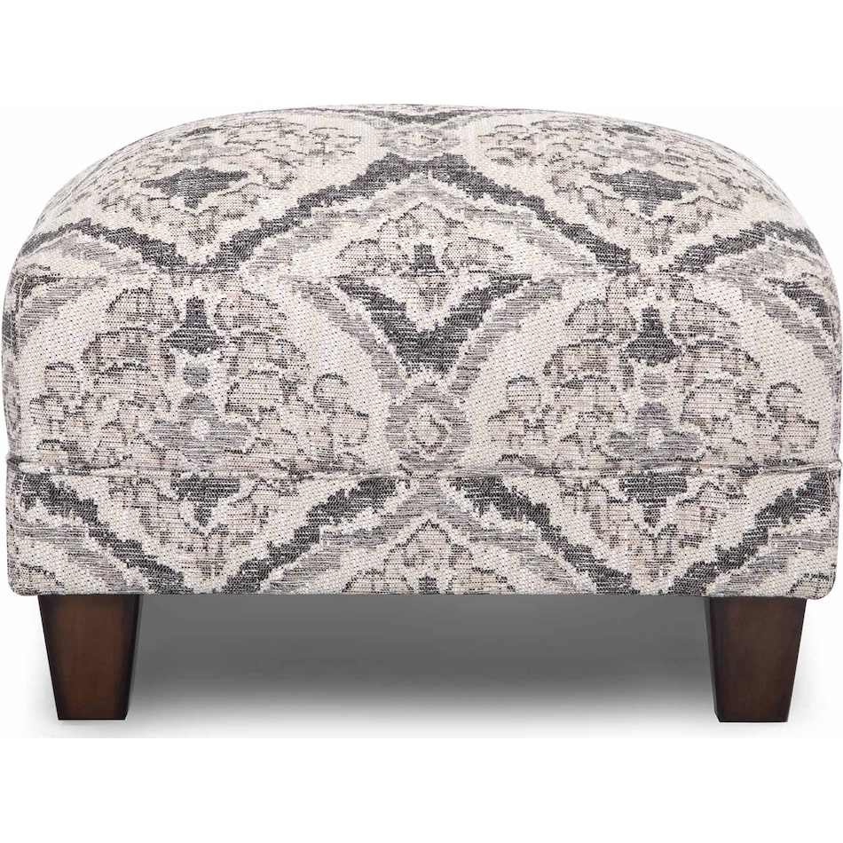 mayme grey ottoman   