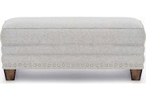 mayme grey ottoman   