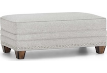 mayme grey ottoman   