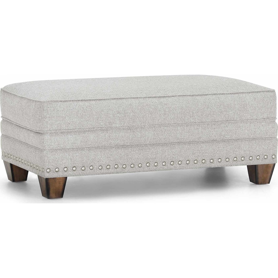 mayme grey ottoman   