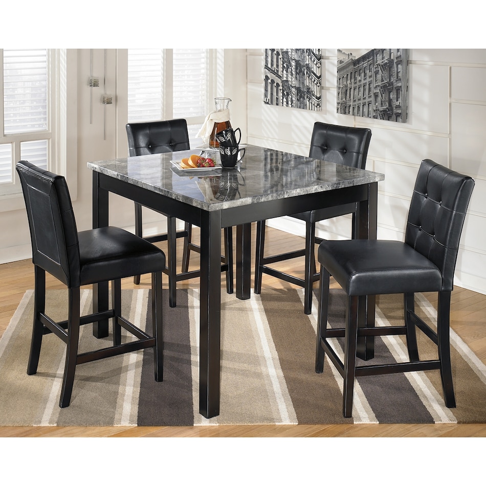 maysville grey dining set   