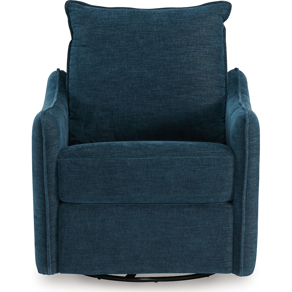 mcburg navy power swivel glider recliner   