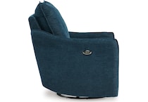mcburg navy power swivel glider recliner   