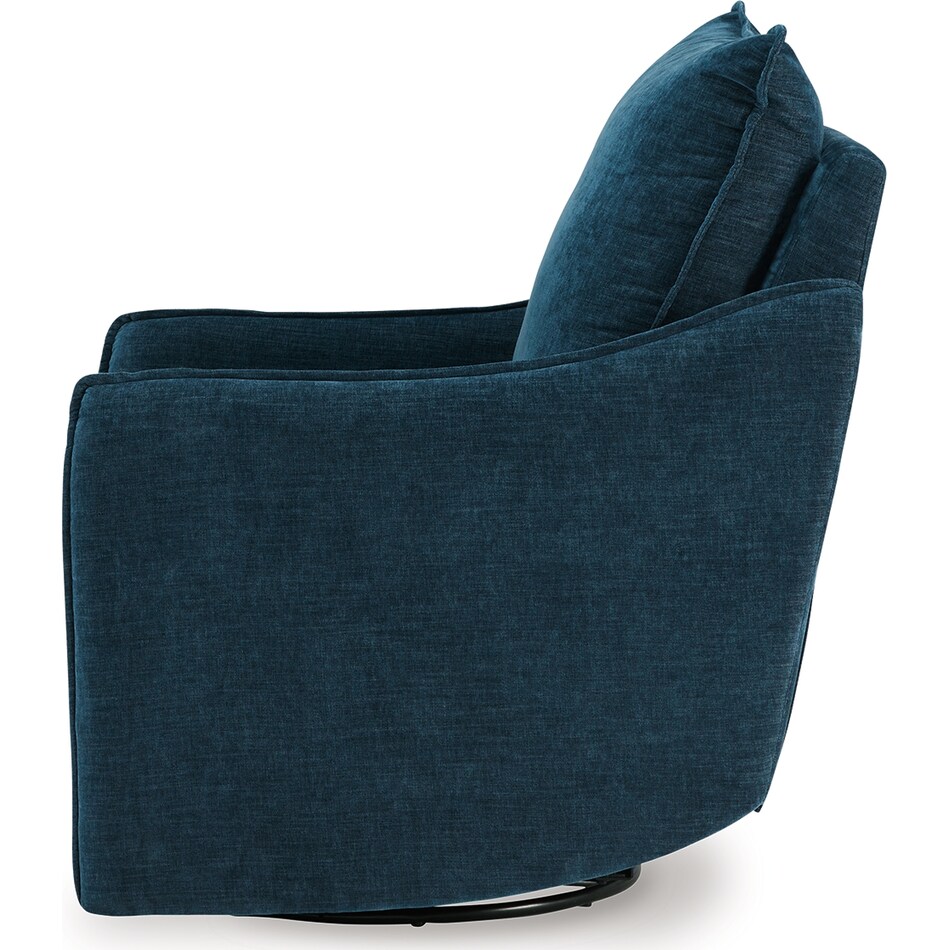 mcburg navy power swivel glider recliner   