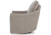 mcburg taupe power swivel glider recliner   