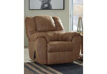 mcgann brown rocker recliner   