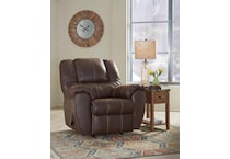 mcgann walnut rocker recliner   