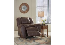 mcgann walnut rocker recliner   