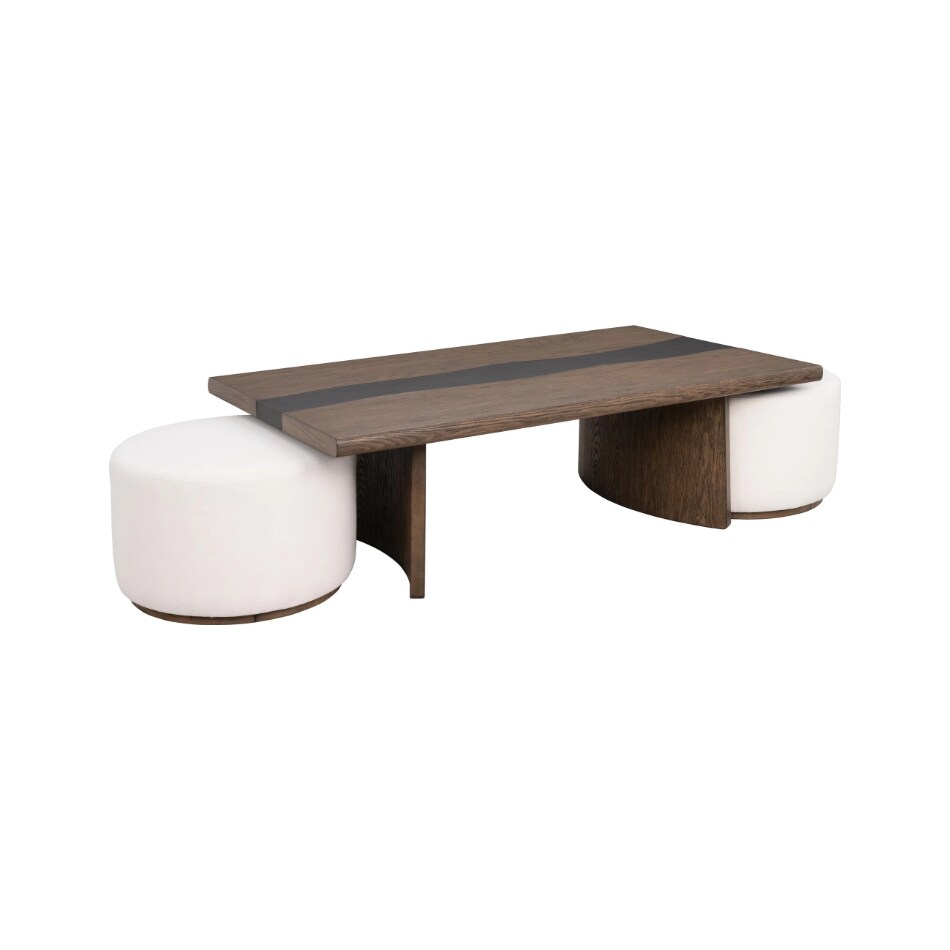 medina brown cocktail table   