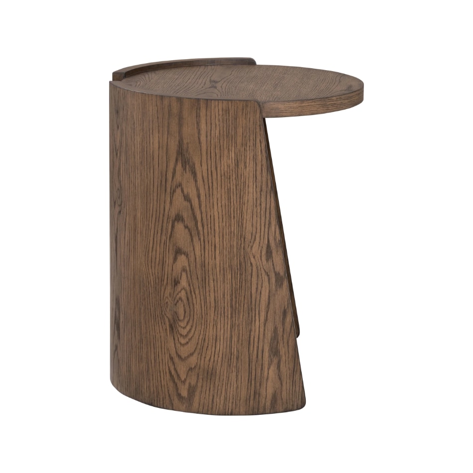 medina brown end table   