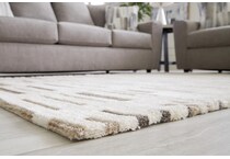 mediu rug ivory brown black rug meduim   
