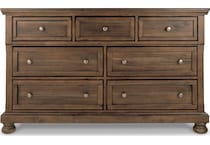 medium brown dresser   