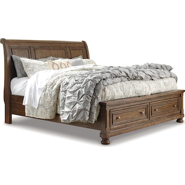 FLYNNTER SLEIGH STORAGE BED
