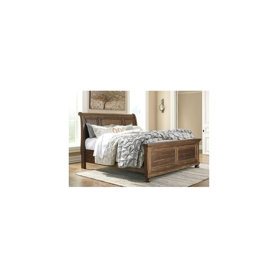 medium brown queen headboard   