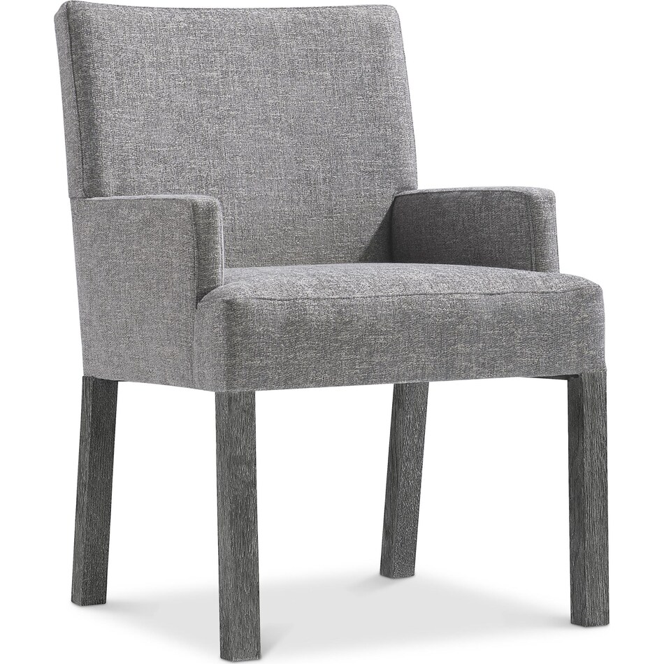 menton grey arm chair   