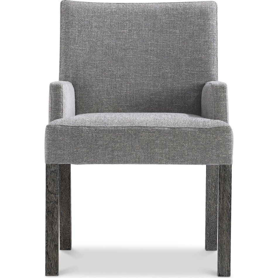 menton grey arm chair   