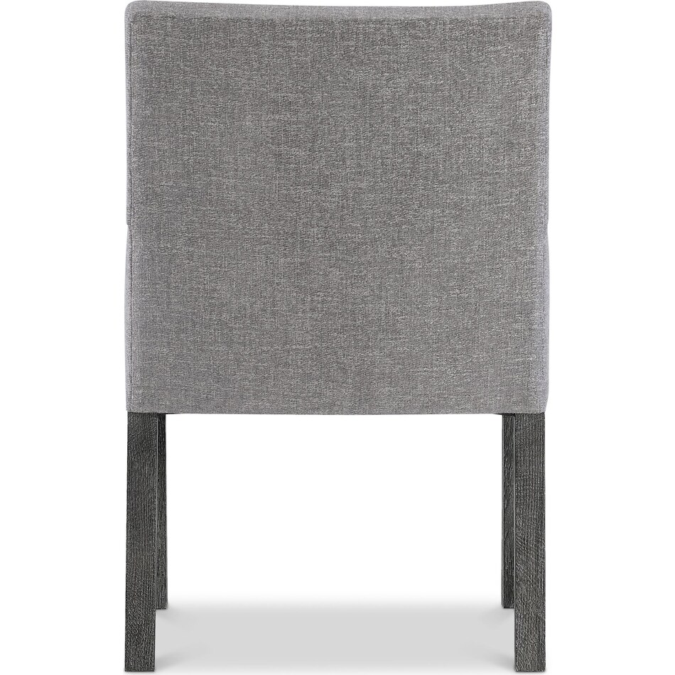 menton grey arm chair   