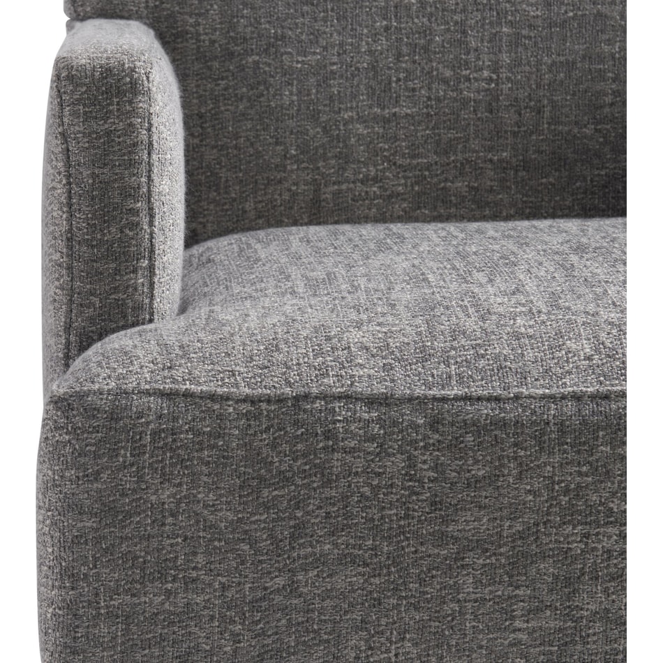 menton grey arm chair   