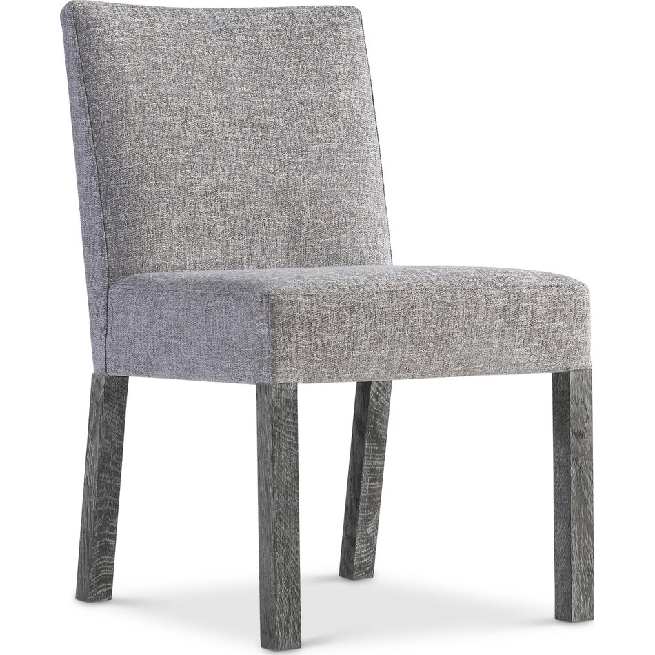 menton grey side chair   