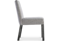 menton grey side chair   
