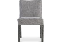 menton grey side chair   