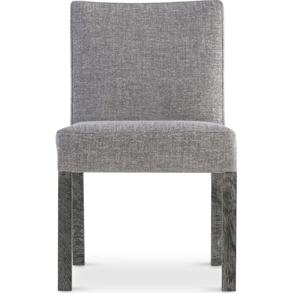 menton grey side chair   