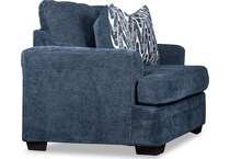 mercer blue chair   