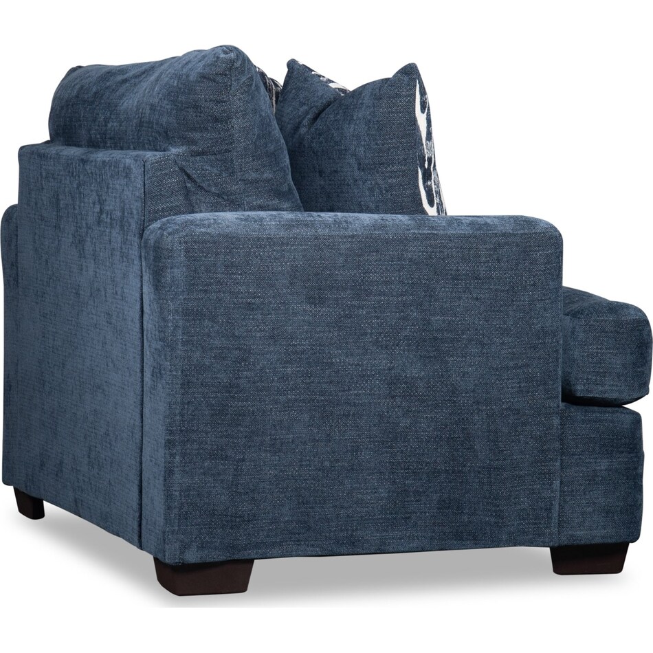 mercer blue chair   